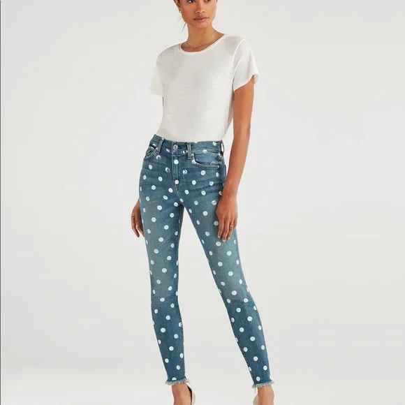 NWT 7 For All Mankind The High Waist Ankle Skinny - Picture 2 of 9
